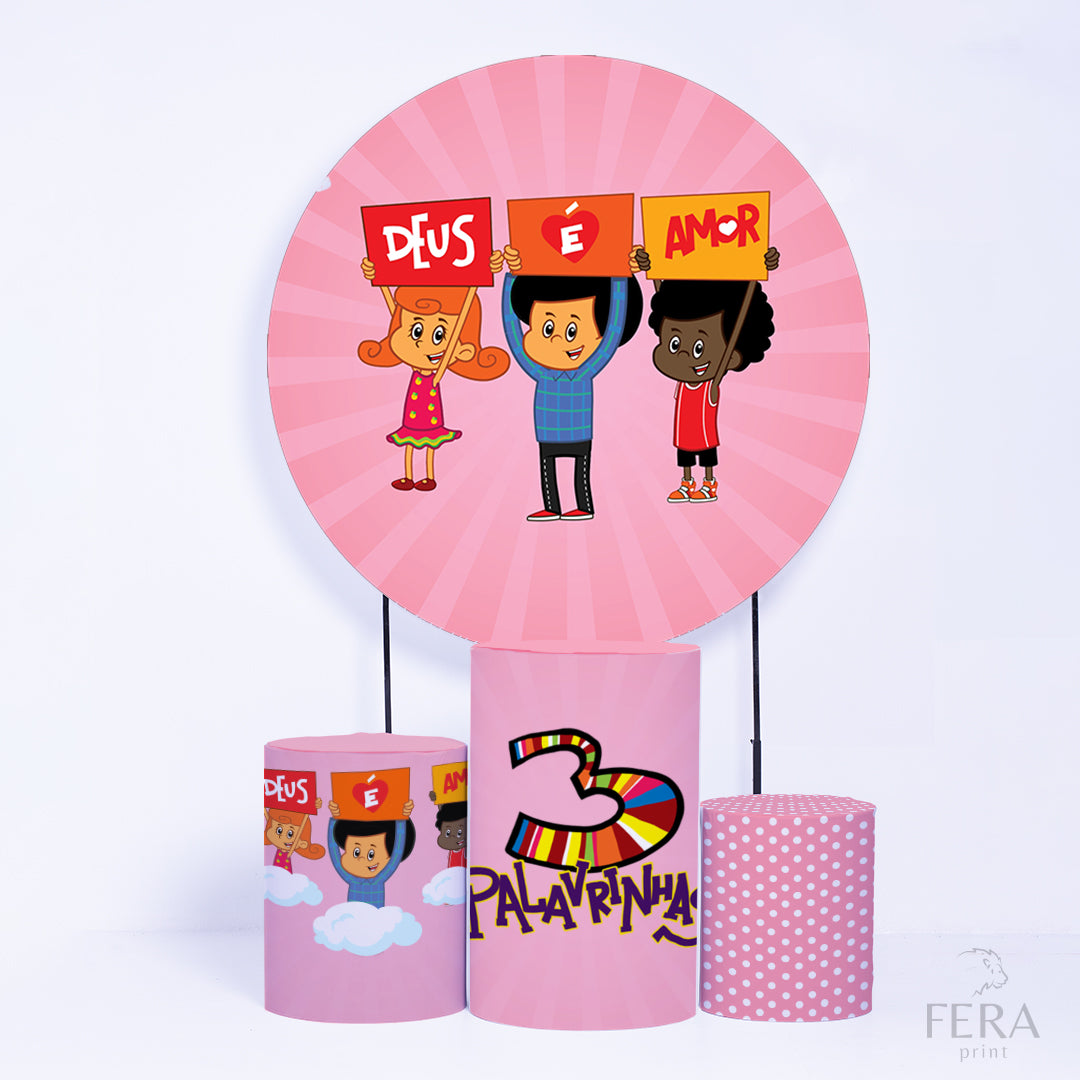 Kit Capa Cilindros + Capa Painel Deus É Amor Sublimado