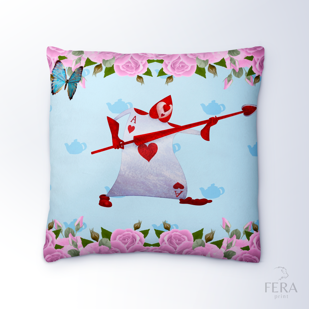 Capa de Almofada Estampada Decorativa 35X35cm - Apenas 1 unidade