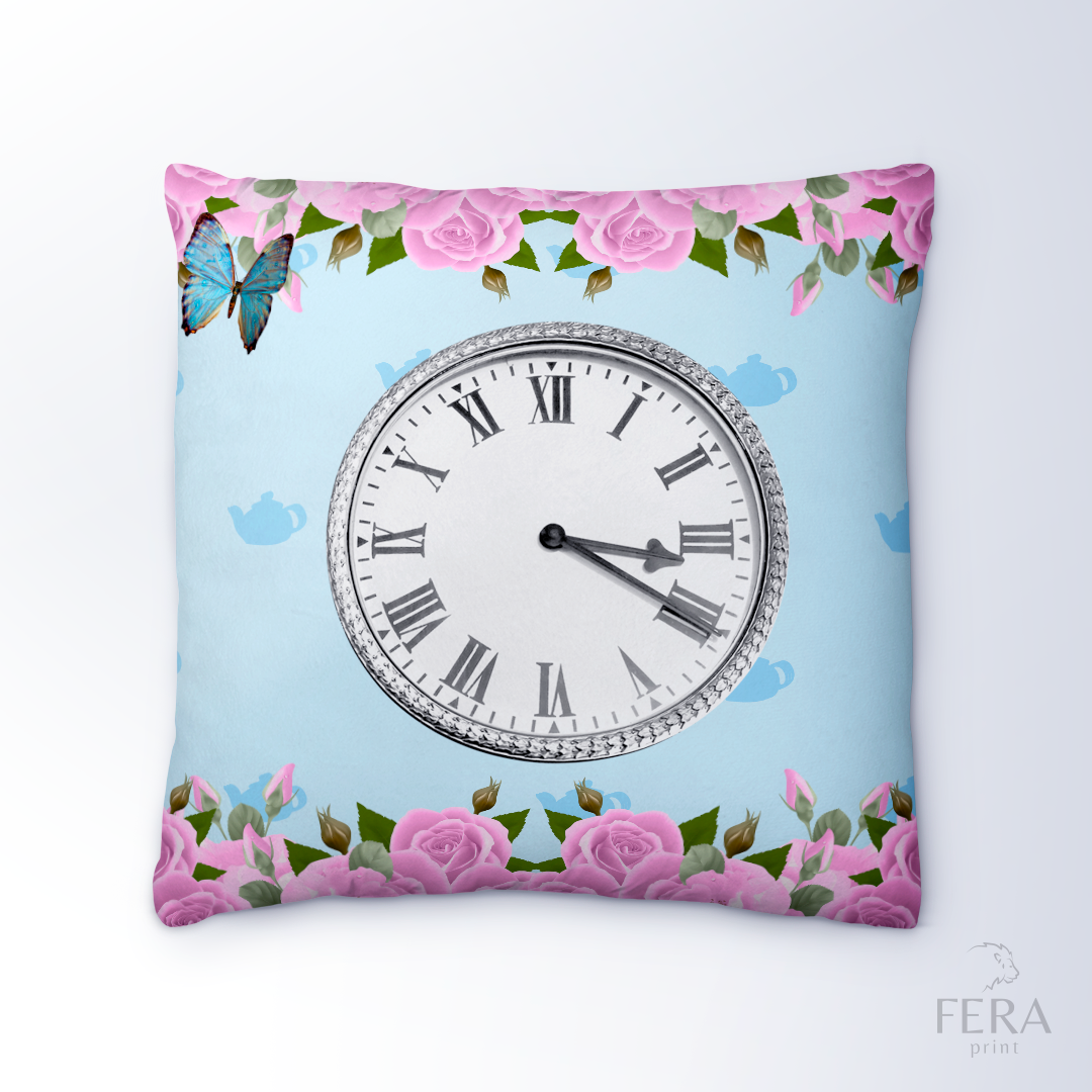 Capa de Almofada Estampada Decorativa 35X35cm - Apenas 1 unidade
