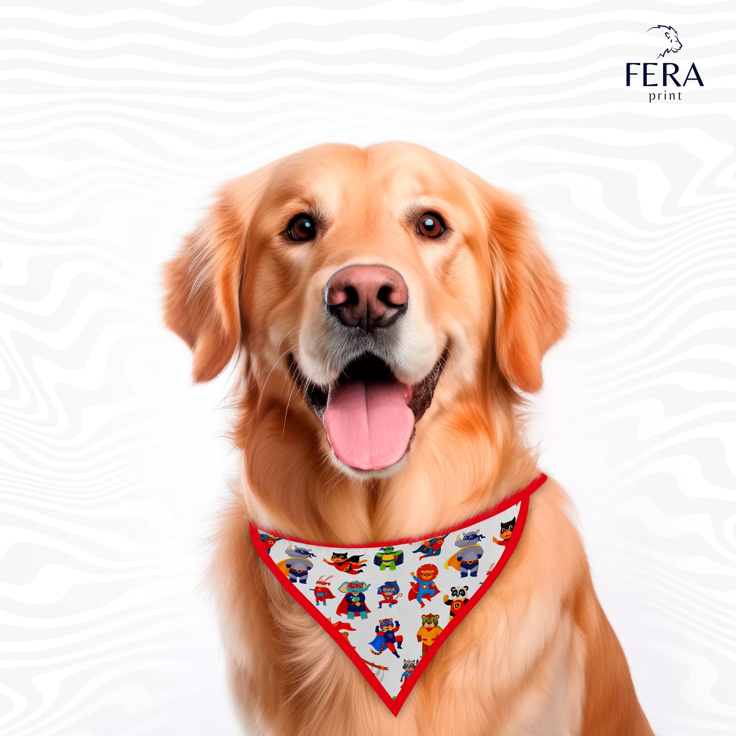 Bandana Sublimada para Pet Shop