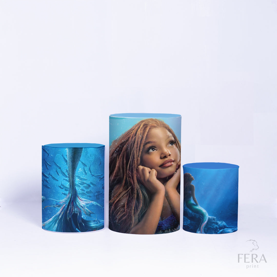 Kit Capa Cilindros + Capa Painel Princesa Sereia Sublimado
