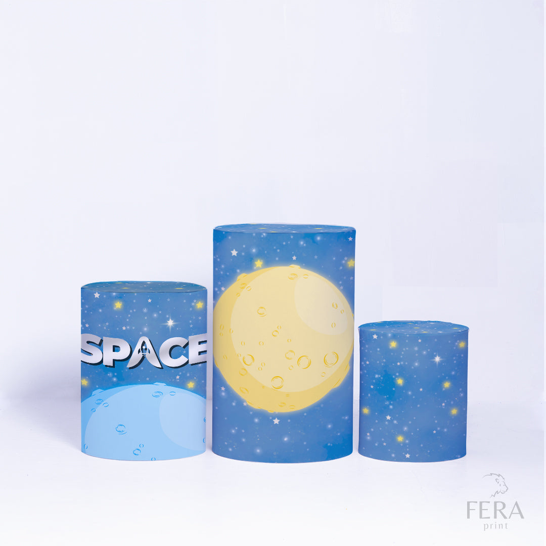 Kit Capa Cilindros + Capa Painel Astronauta Sublimado