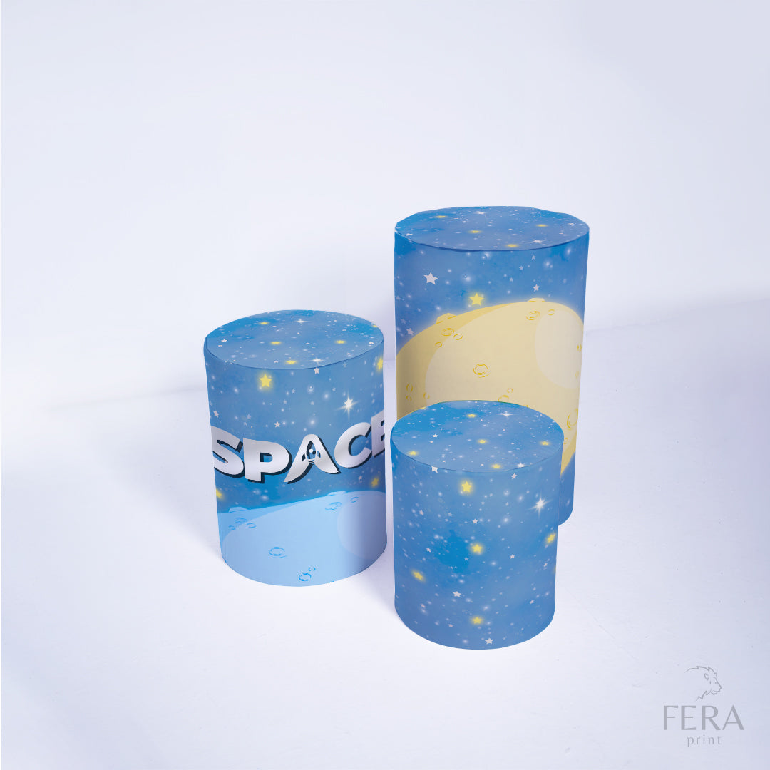 Kit Capa Cilindros + Capa Painel Astronauta Sublimado