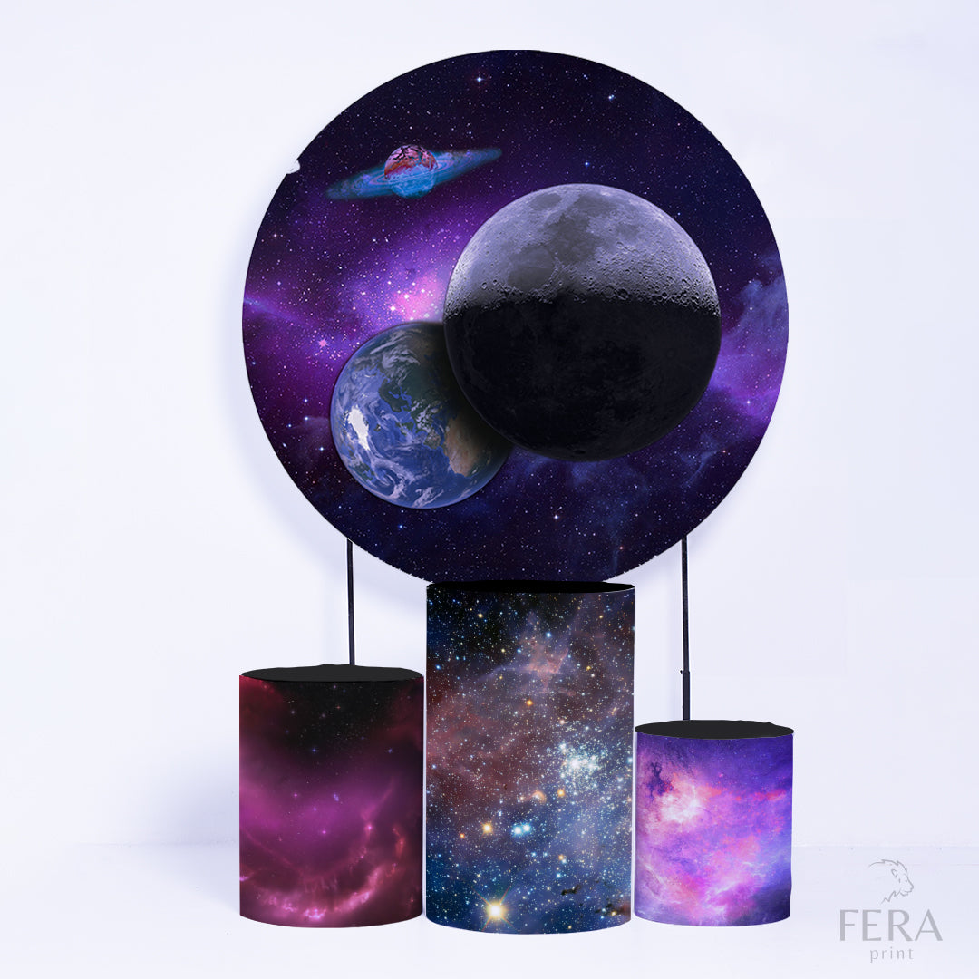 Kit Capa Cilindros + Capa Painel Espaço Sublimado