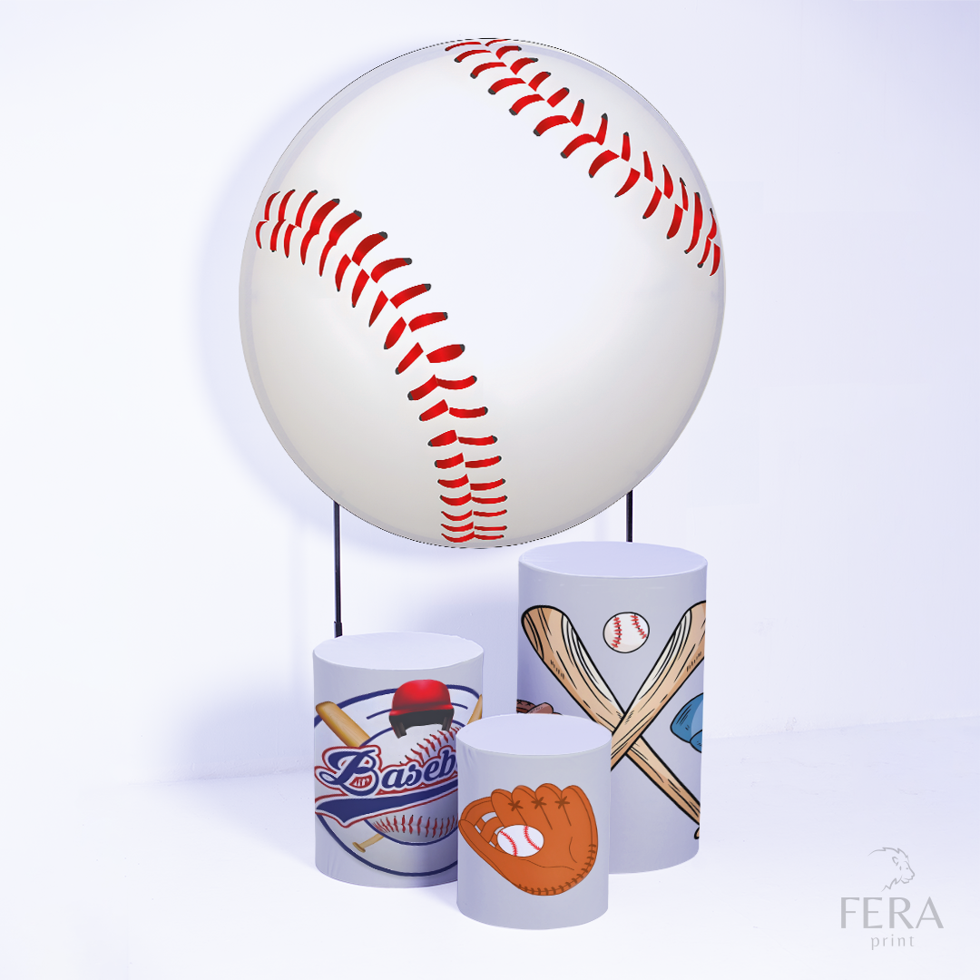 Kit Capa Cilindros + Capa Painel Baseball Sublimado