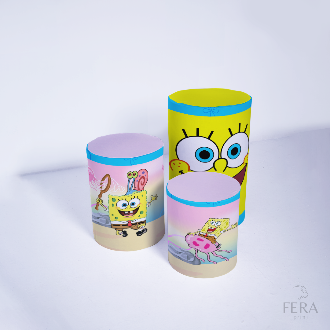 Kit Capa Cilindros + Capa Painel Esponja Amarela Sublimado