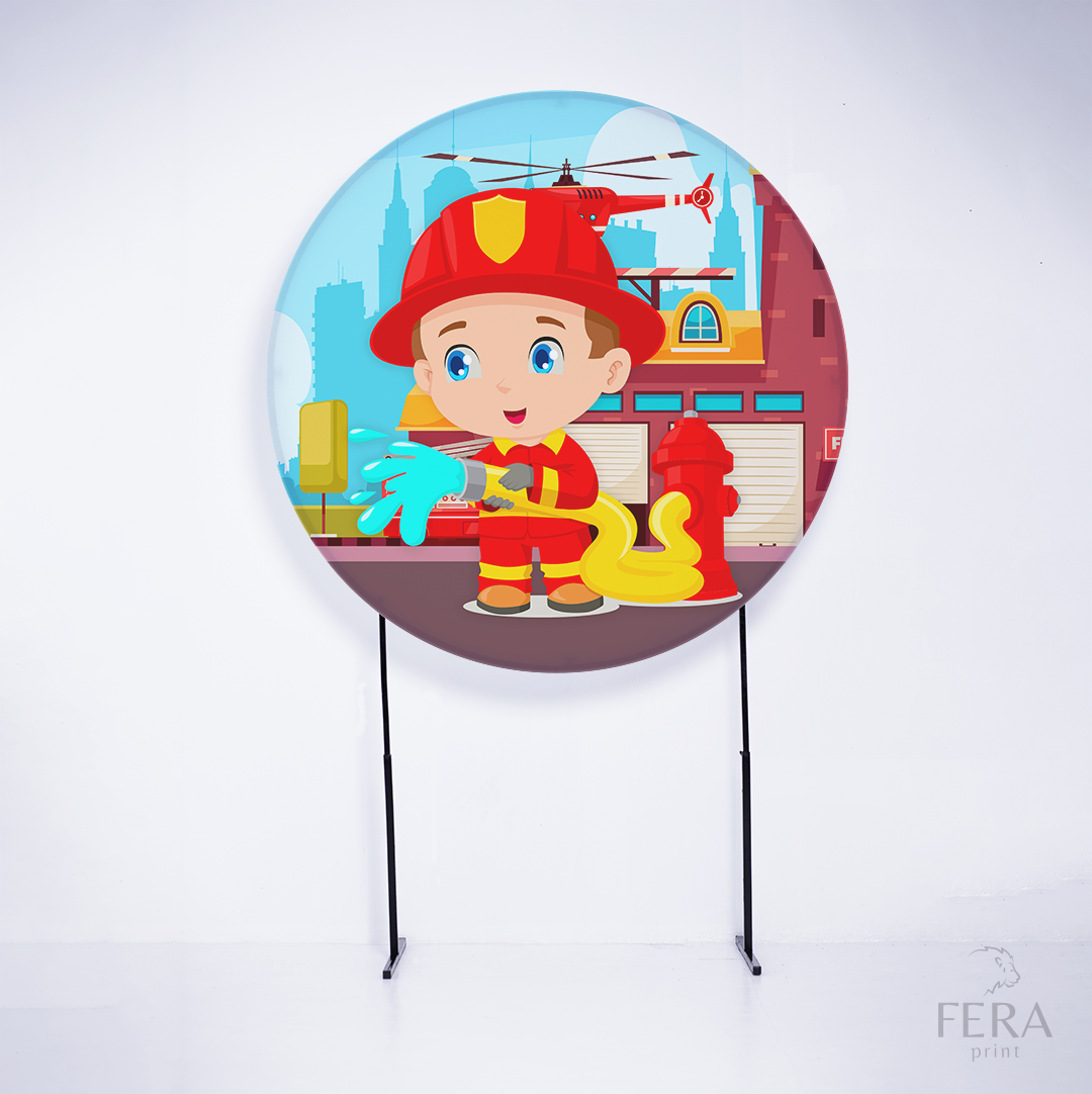 Kit Capa Cilindros + Capa Painel Bombeiro Sublimado