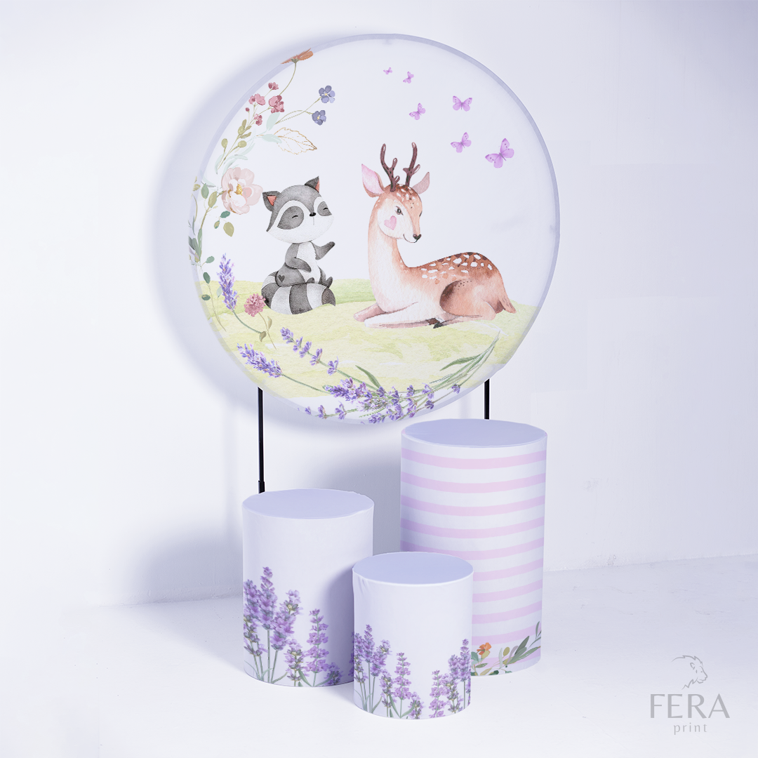 Kit Capa Cilindros + Capa Painel Bosque Sublimado