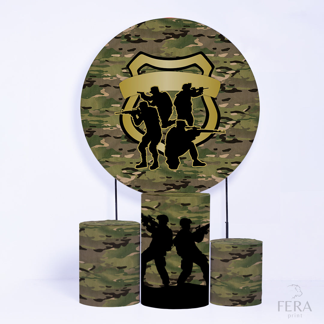 Kit Capa Cilindros + Capa Painel Camuflado Sublimado