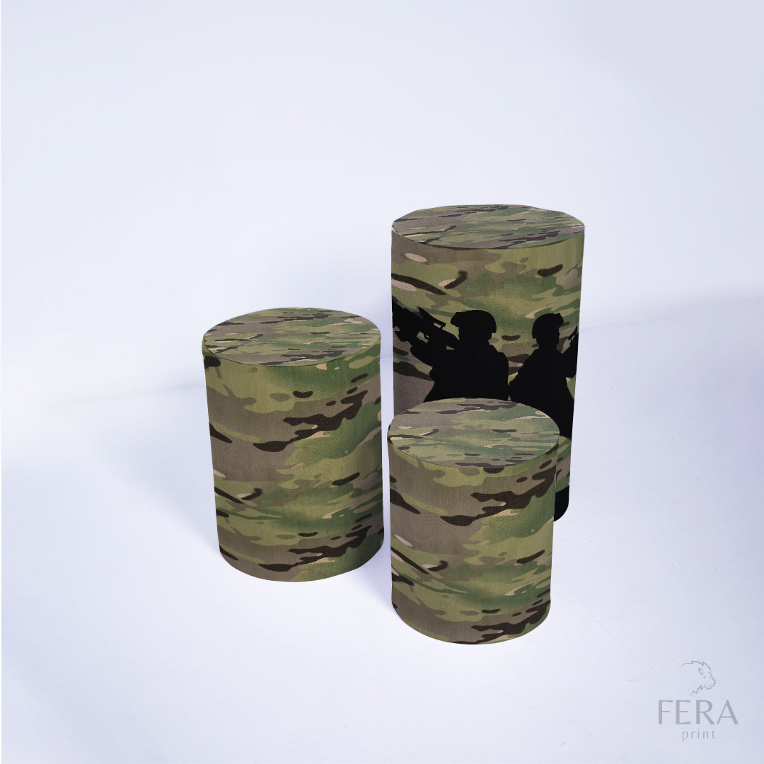 Kit Capa Cilindros + Capa Painel Camuflado Sublimado