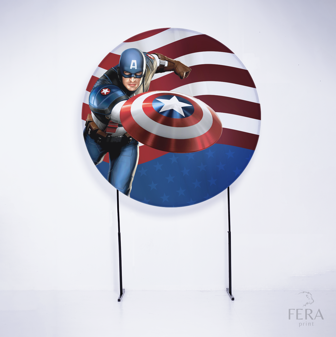 Kit Capa Cilindros + Capa Painel Herói Americano Sublimado