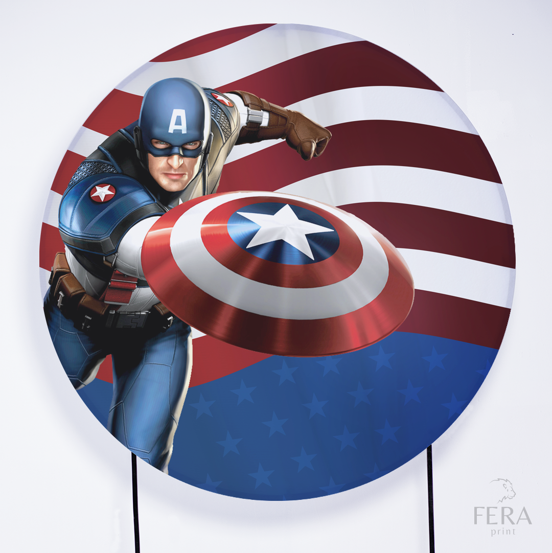 Kit Capa Cilindros + Capa Painel Herói Americano Sublimado
