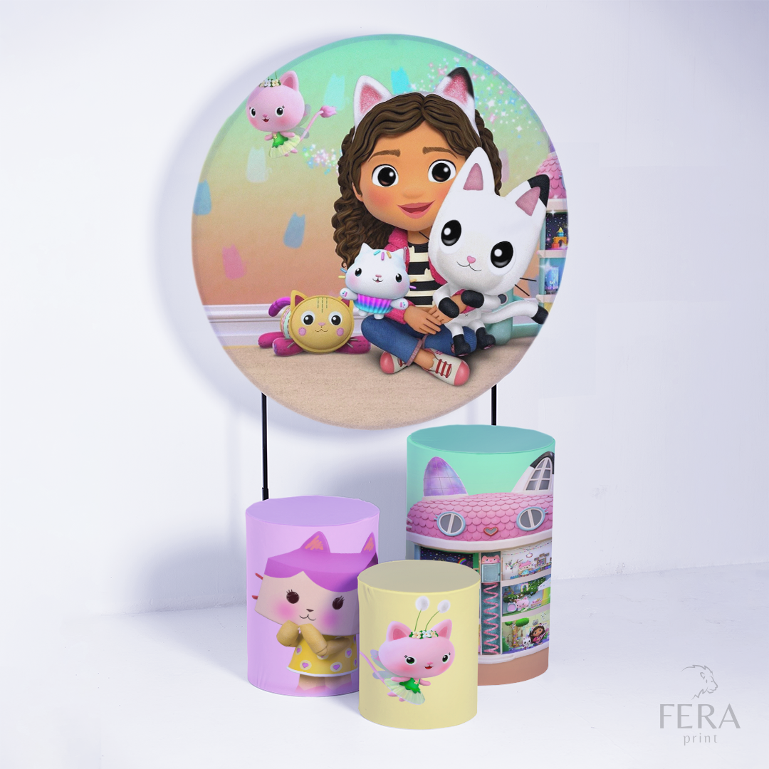 Kit Capa Cilindros + Capa Painel Casa Mágica Sublimado