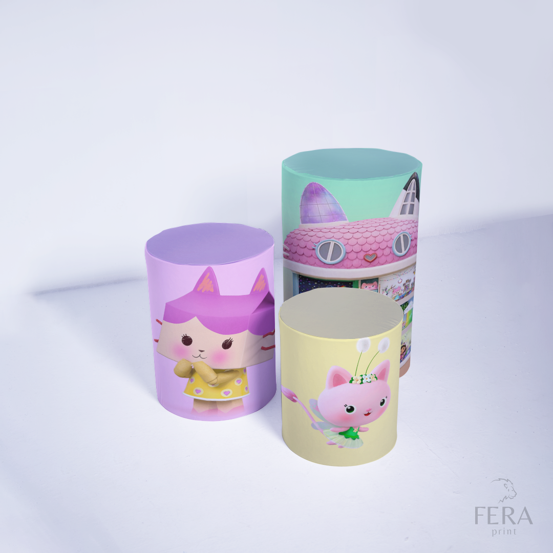 Kit Capa Cilindros + Capa Painel Casa Mágica Sublimado