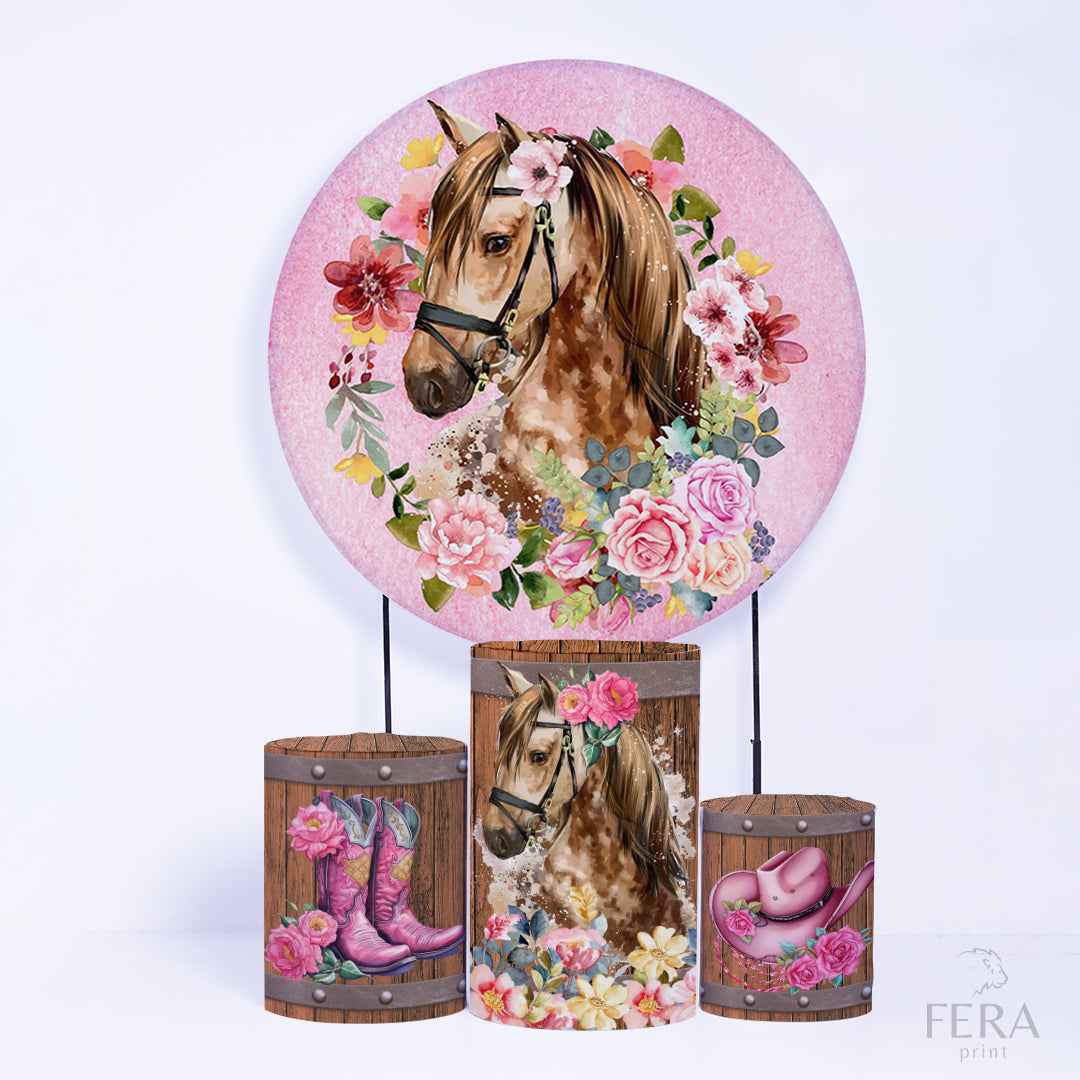 Kit Capa Cilindros + Capa Painel Cavalo Cowntry Sublimado