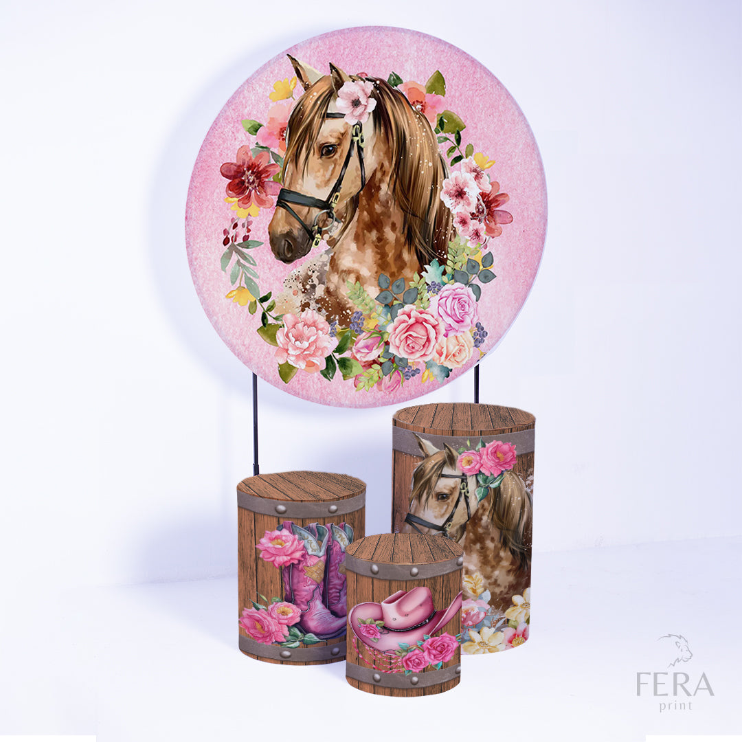 Kit Capa Cilindros + Capa Painel Cavalo Cowntry Sublimado