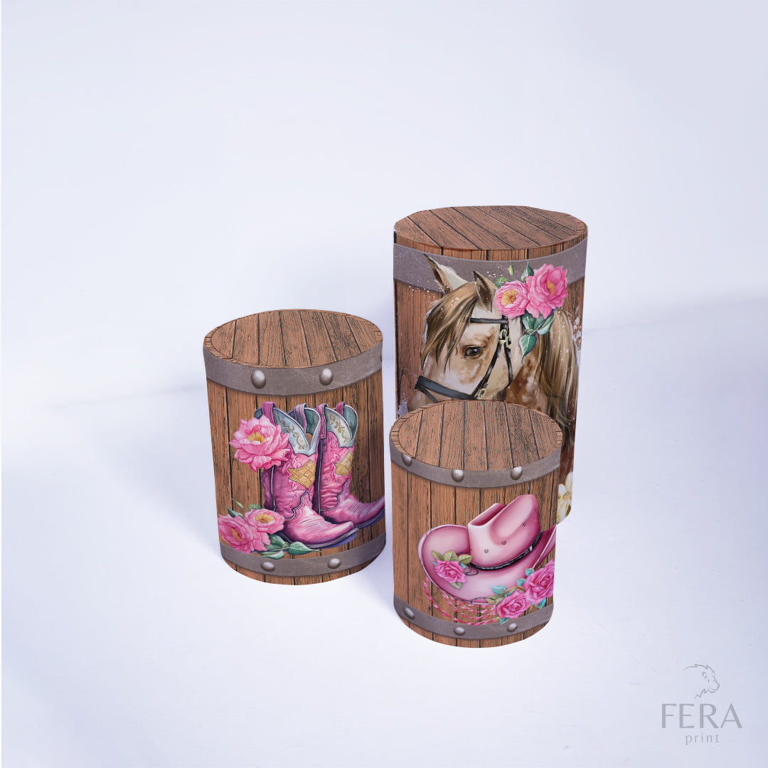 Kit Capa Cilindros + Capa Painel Cavalo Cowntry Sublimado