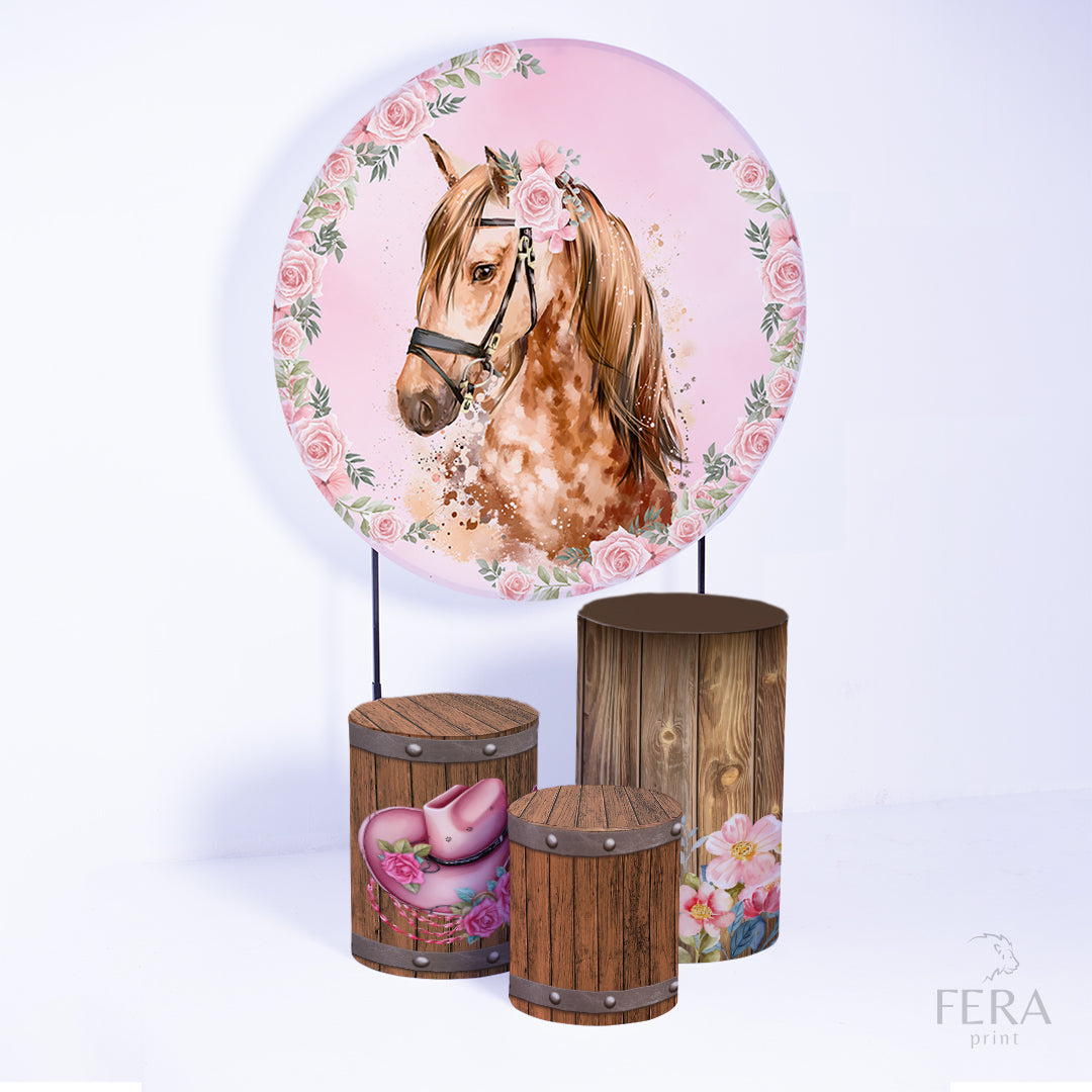 Kit Capa Cilindros + Capa Painel Cavalo Cowntry Sublimado
