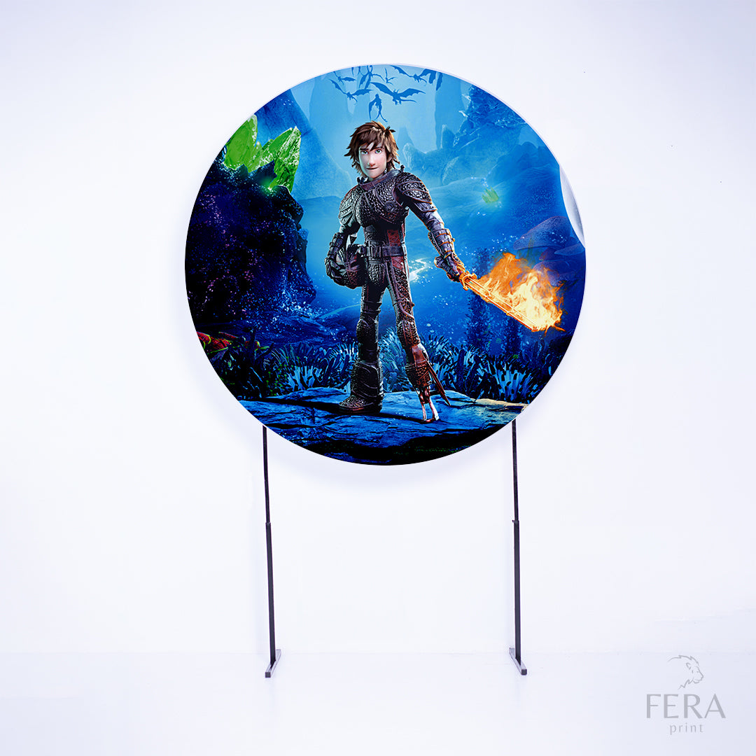 Kit Capa Cilindros + Capa Painel Como Treinar seu Dragão Sublimado