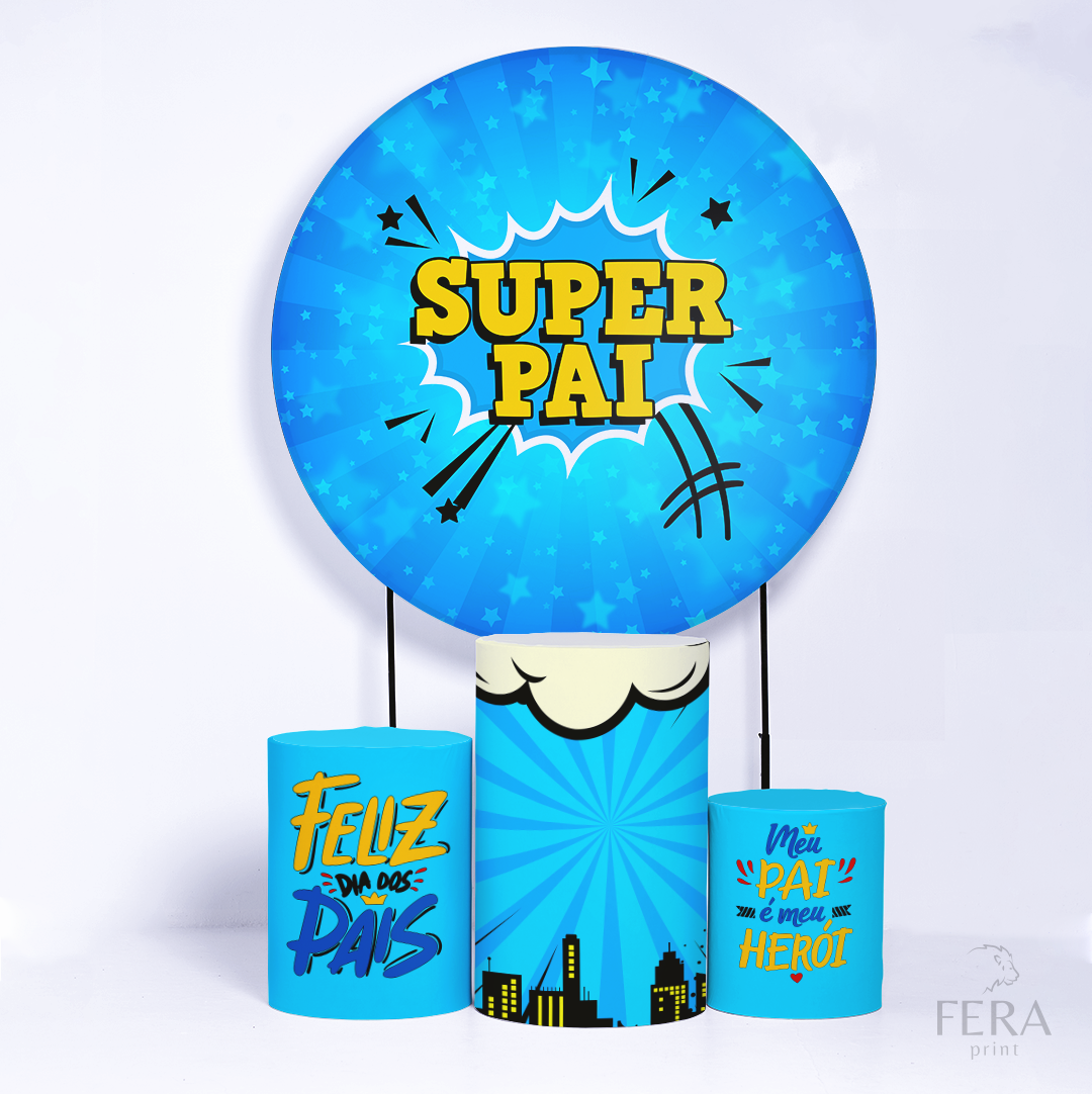 Kit Capa Cilindros + Capa Painel Dia dos Pais Sublimado