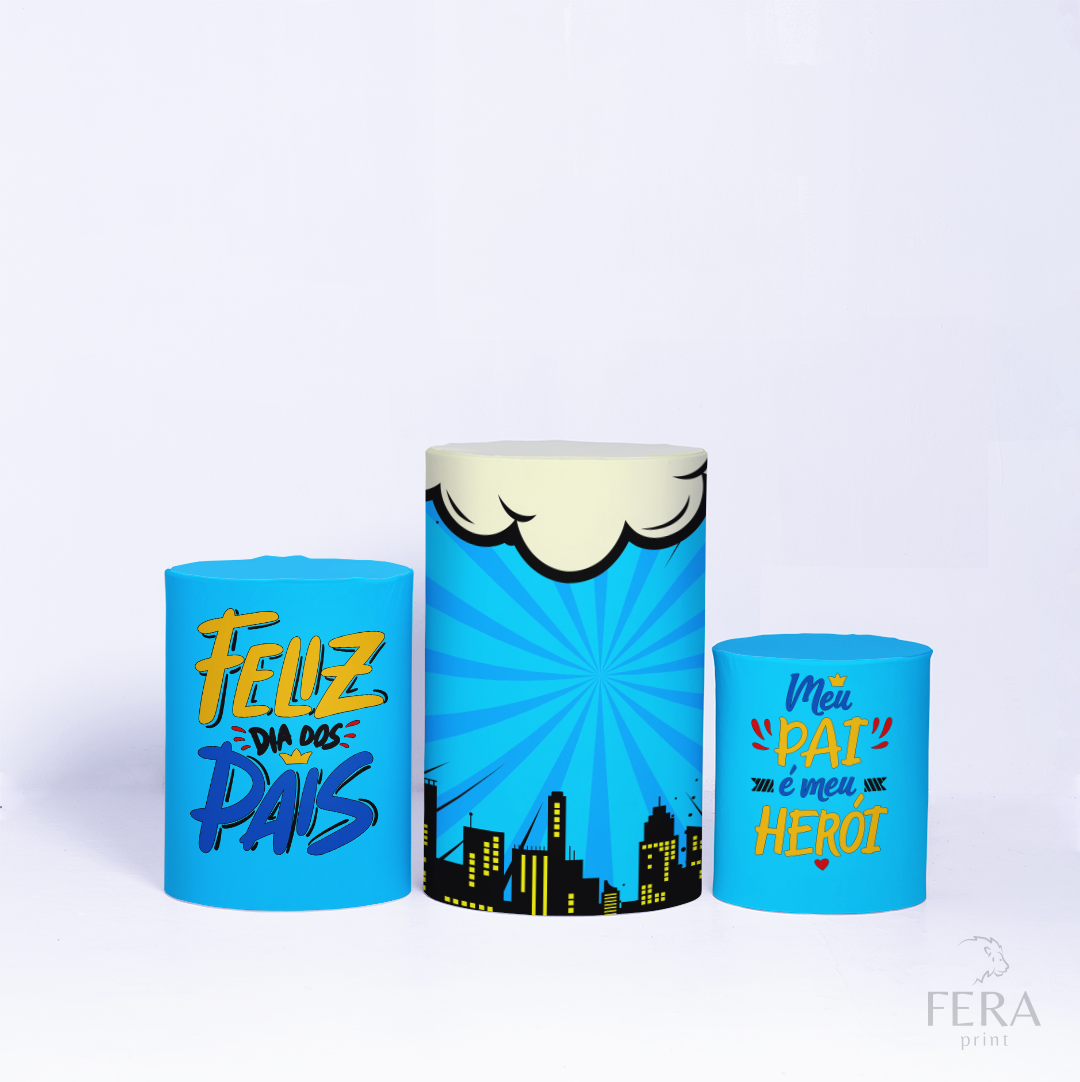 Kit Capa Cilindros + Capa Painel Dia dos Pais Sublimado