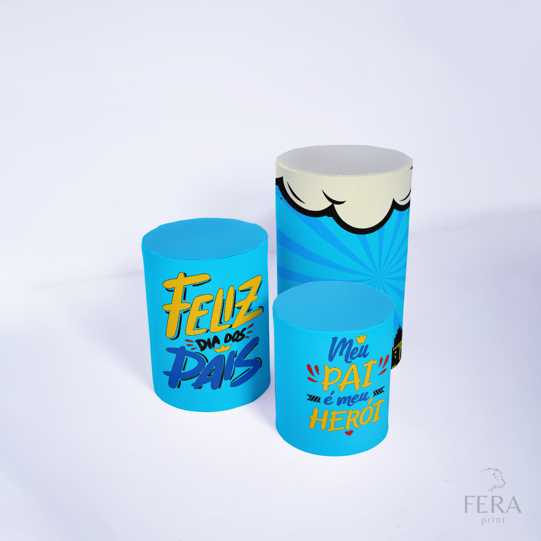 Kit Capa Cilindros + Capa Painel Dia dos Pais Sublimado