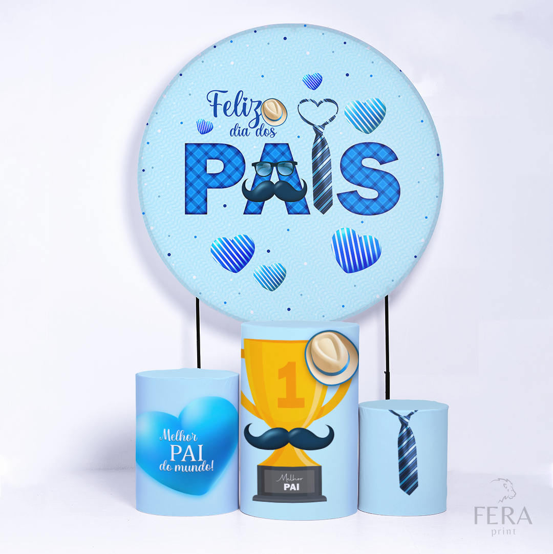 Kit Capa Cilindros + Capa Painel Dia dos Pais Sublimado