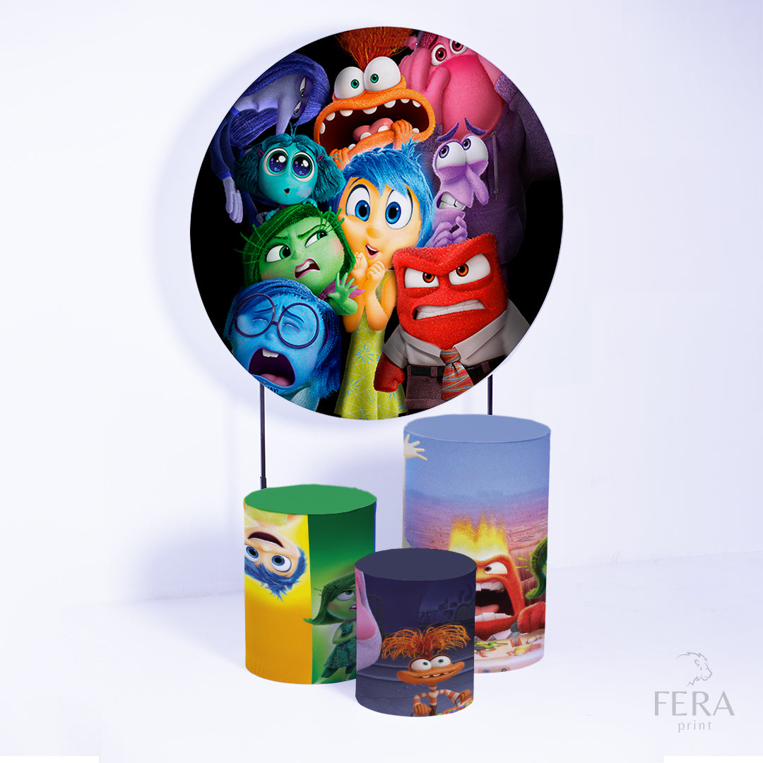 Kit Capa Cilindros + Capa Painel Filme Emoções Sublimado