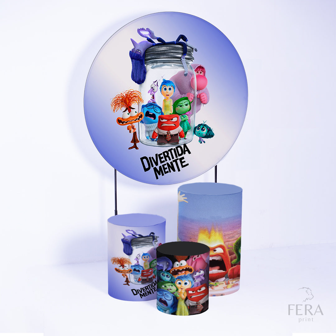 Kit Capa Cilindros + Capa Painel Filme Emoções Sublimado
