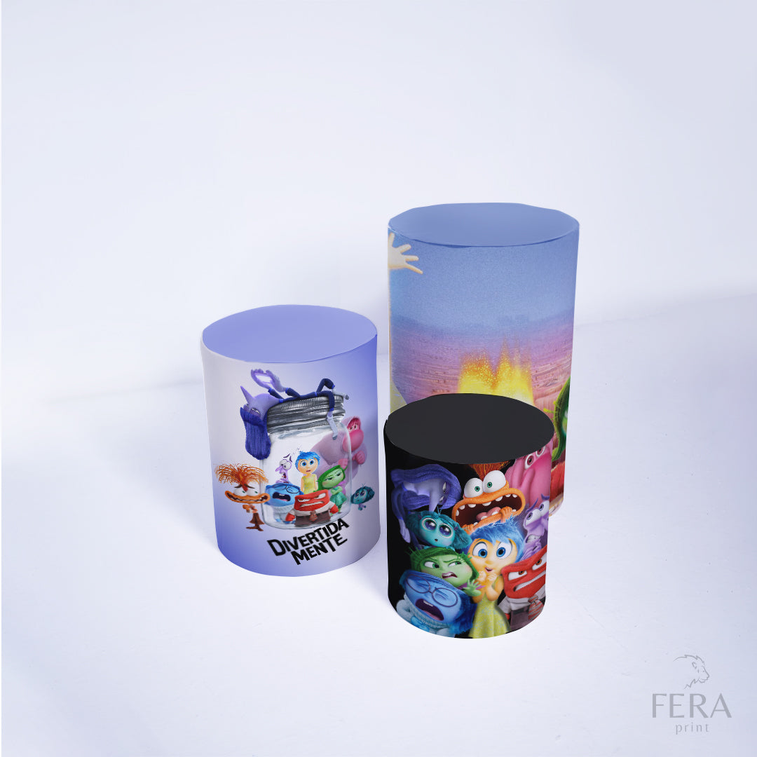 Kit Capa Cilindros + Capa Painel Filme Emoções Sublimado