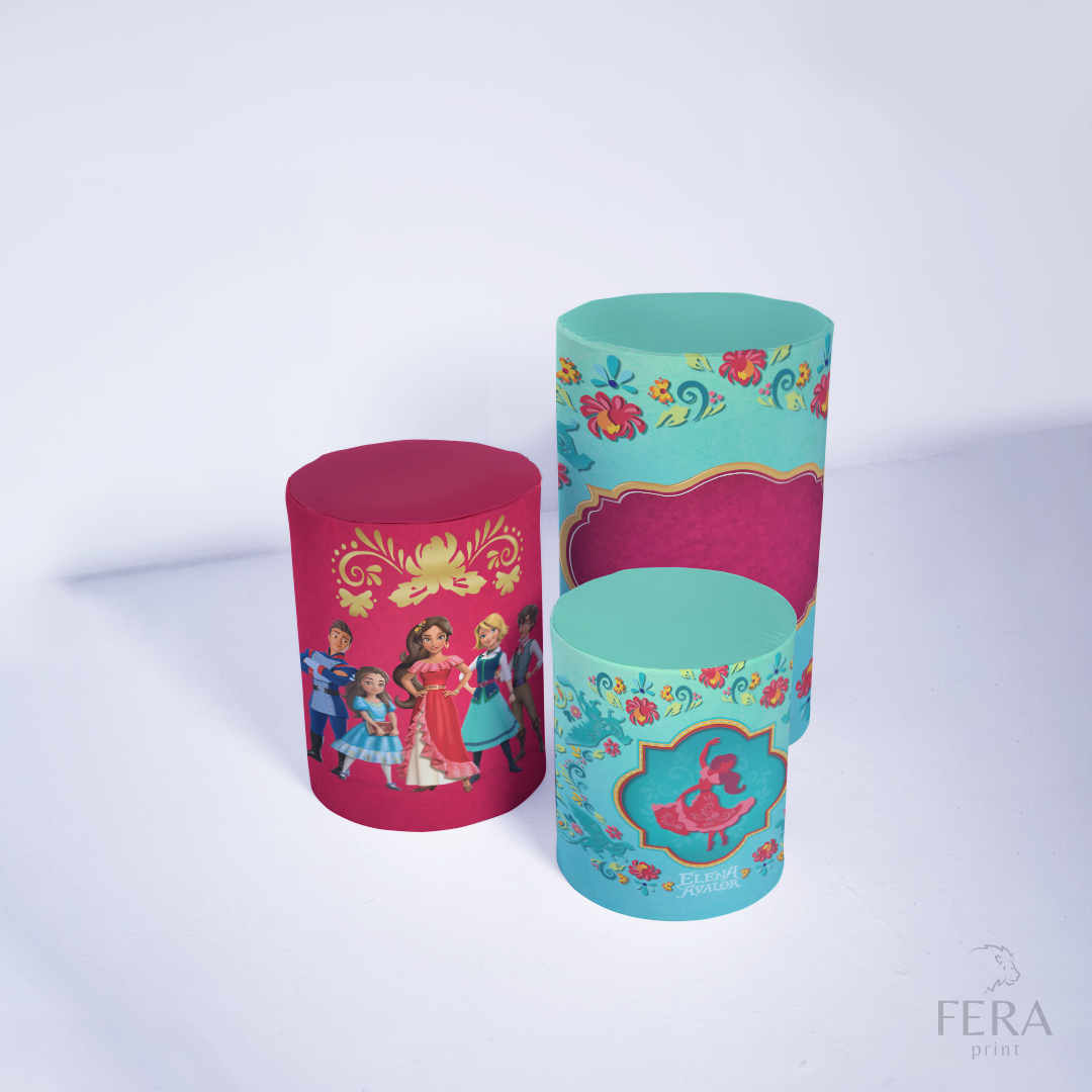 Kit Capa Cilindros + Capa Painel Princesa Latina Sublimado