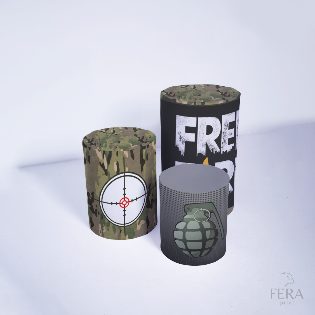 Kit Capa Cilindros + Capa Painel Game Tiro Sublimado