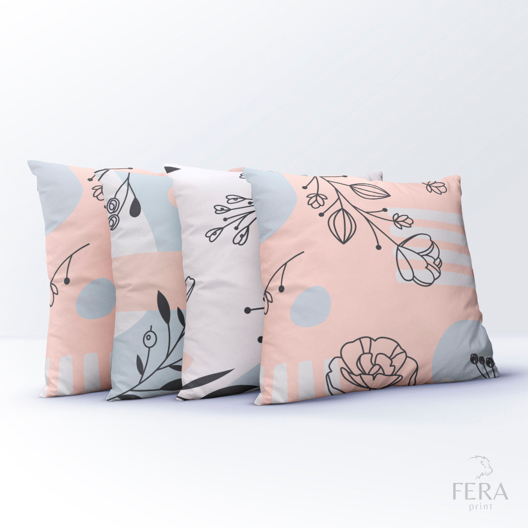Almofada Estampada Decorativa 35X35cm - Apenas 1 unidade
