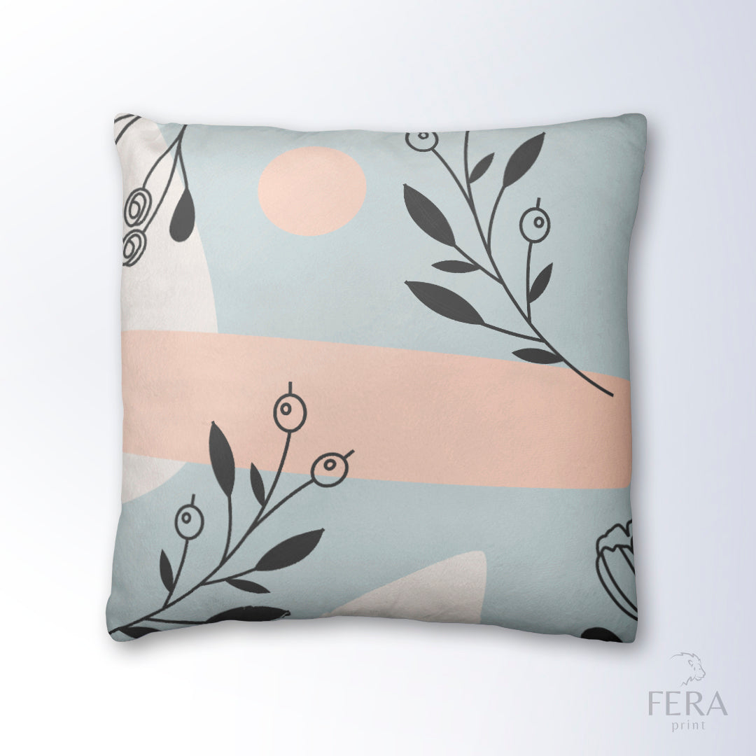 Capa de Almofada Estampada Decorativa 35X35cm - Apenas 1 unidade