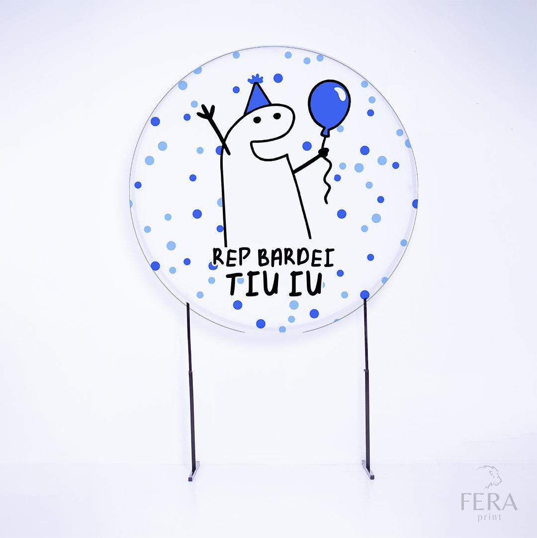 Painel Redondo Bento Sublimado