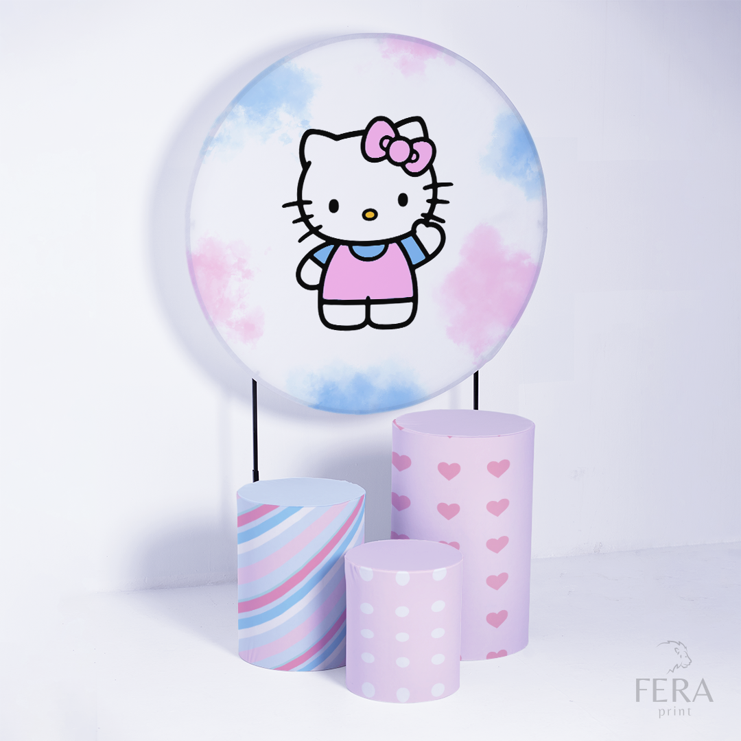 Kit Capa Cilindros + Capa Painel Oi Gatinha Sublimado