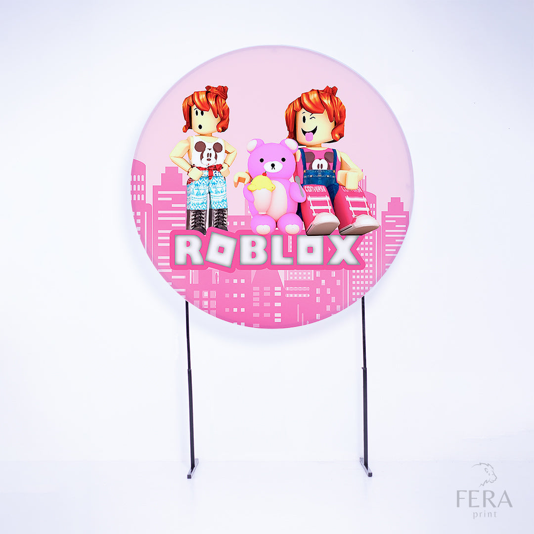 Painel Redondo Game Robô Sublimado