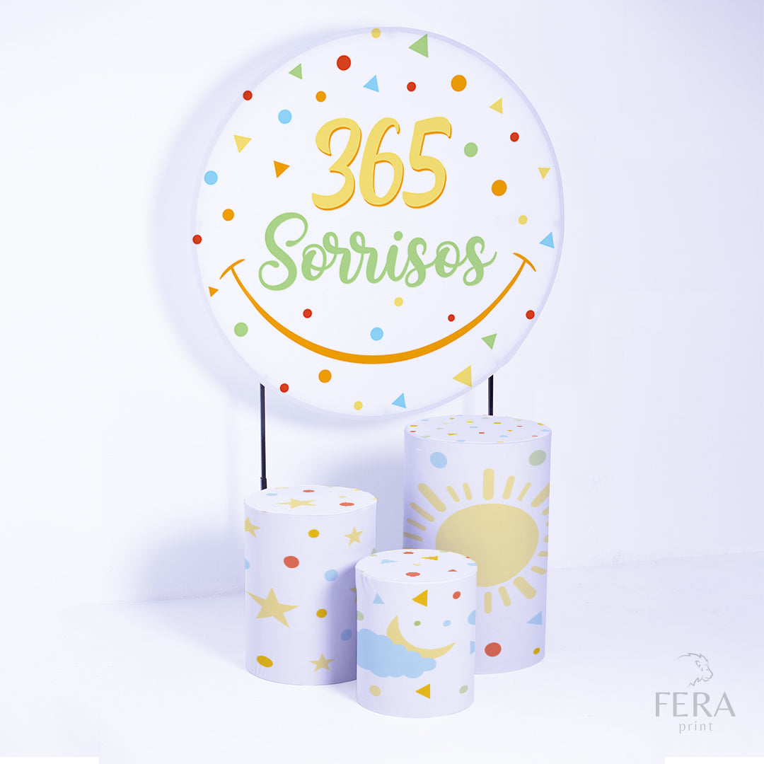 Kit Capa Cilindros + Capa Painel 365 Sorrisos Sublimado
