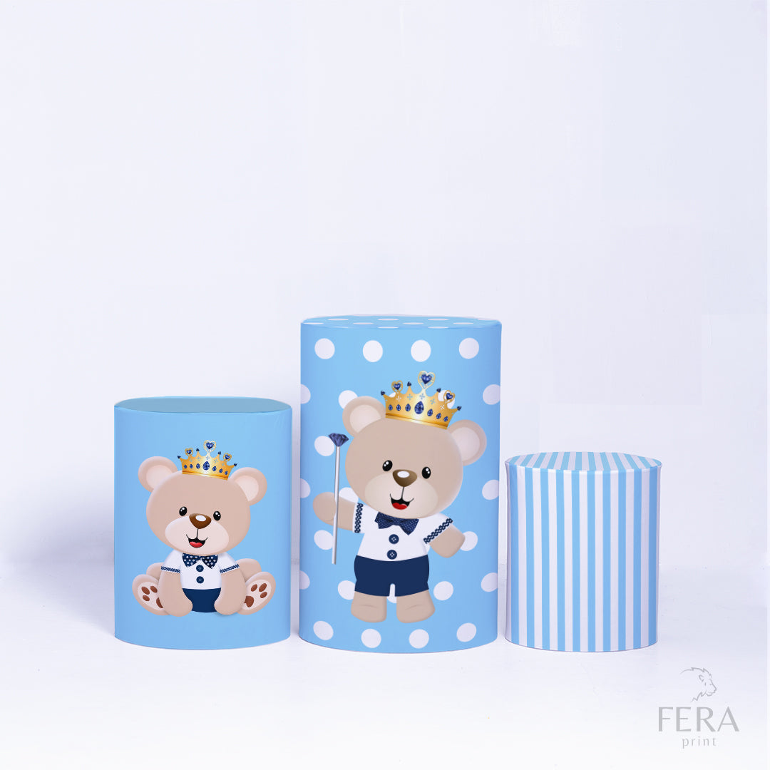 Kit Capa Cilindros + Capa Painel Ursinho Sublimado