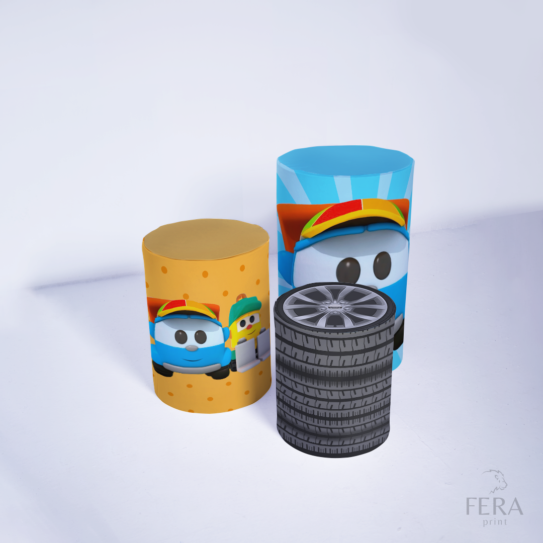 Kit Capa Cilindros + Capa Painel Leo e Amigo Sublimado