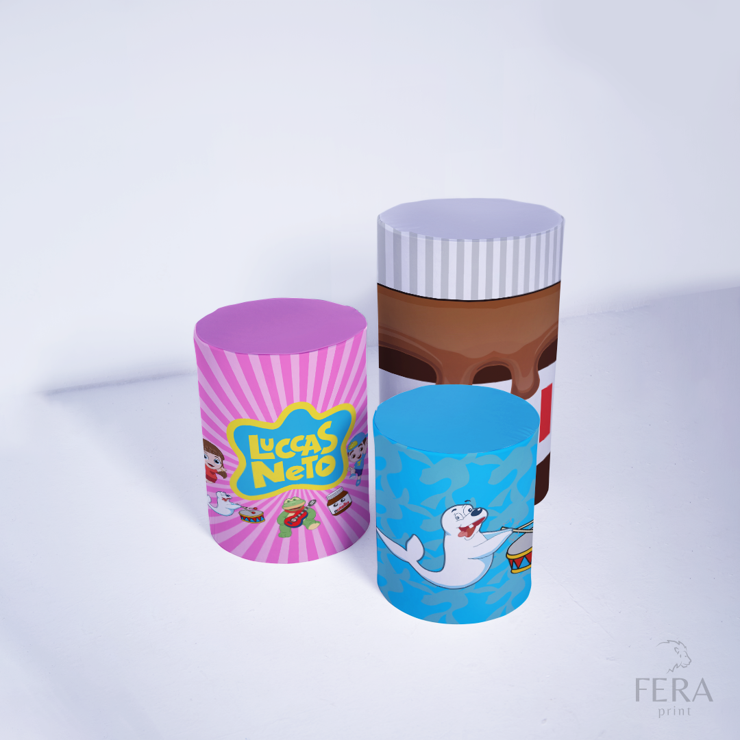 Kit Capa Cilindros + Capa Painel Youtuber Sublimado