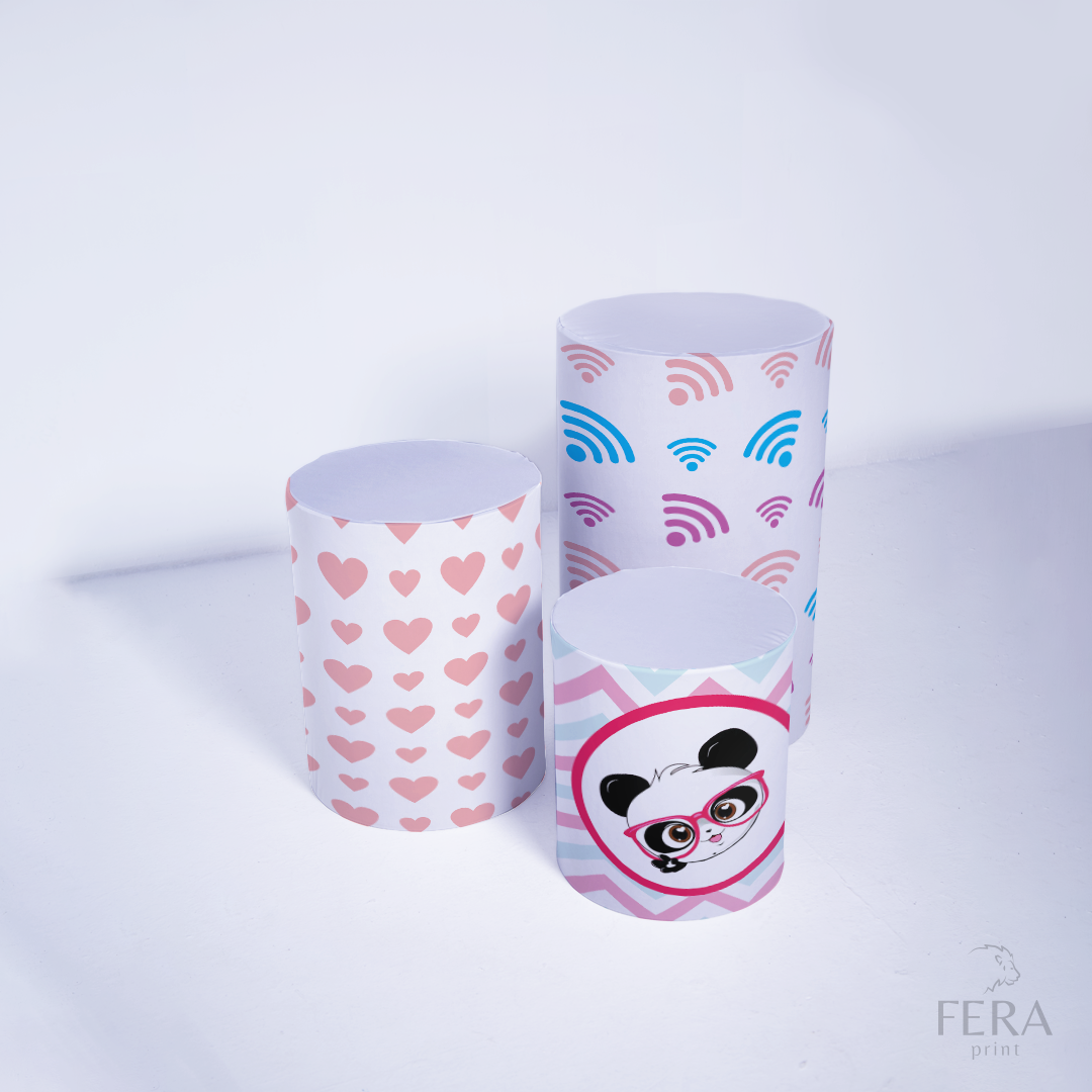 Kit Capa Cilindros + Capa Painel Youtuber Sublimado