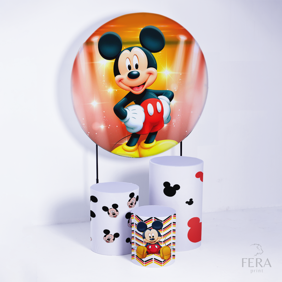Kit Capa Cilindros + Capa Painel Rato Amigo Sublimado