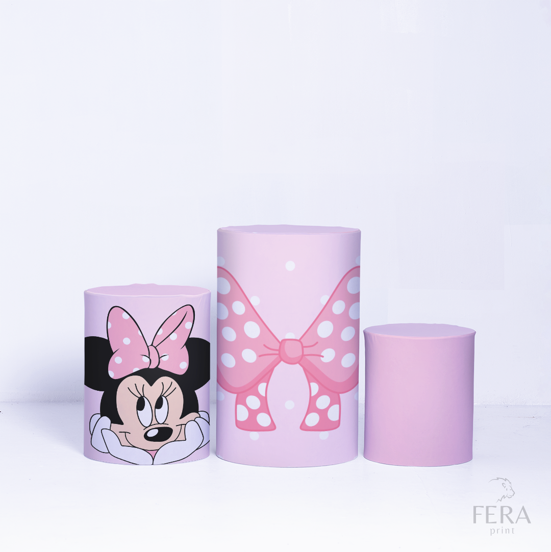 Kit Capa Cilindros + Capa Painel Rata Amiga Bolinhas Sublimado