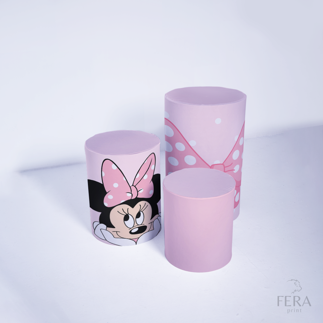 Kit Capa Cilindros + Capa Painel Rata Amiga Bolinhas Sublimado