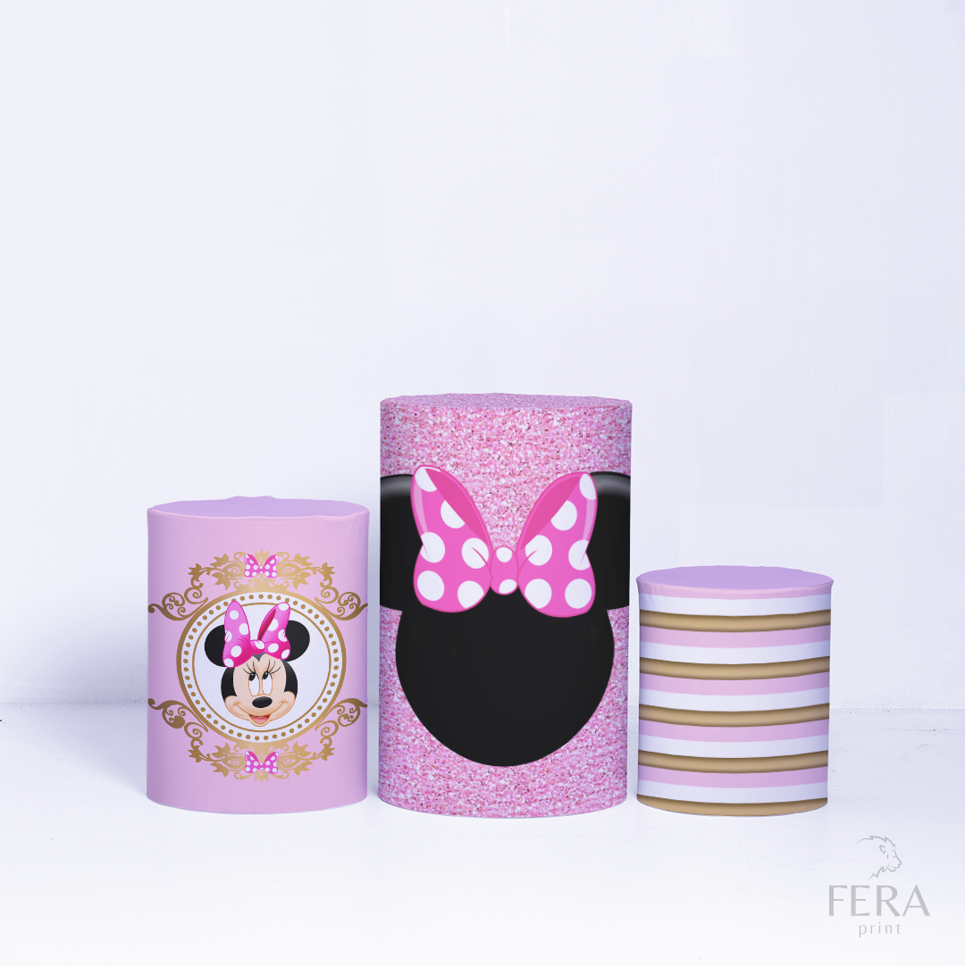 Kit Capa Cilindros + Capa Painel Rata Amiga Rosa Sublimado
