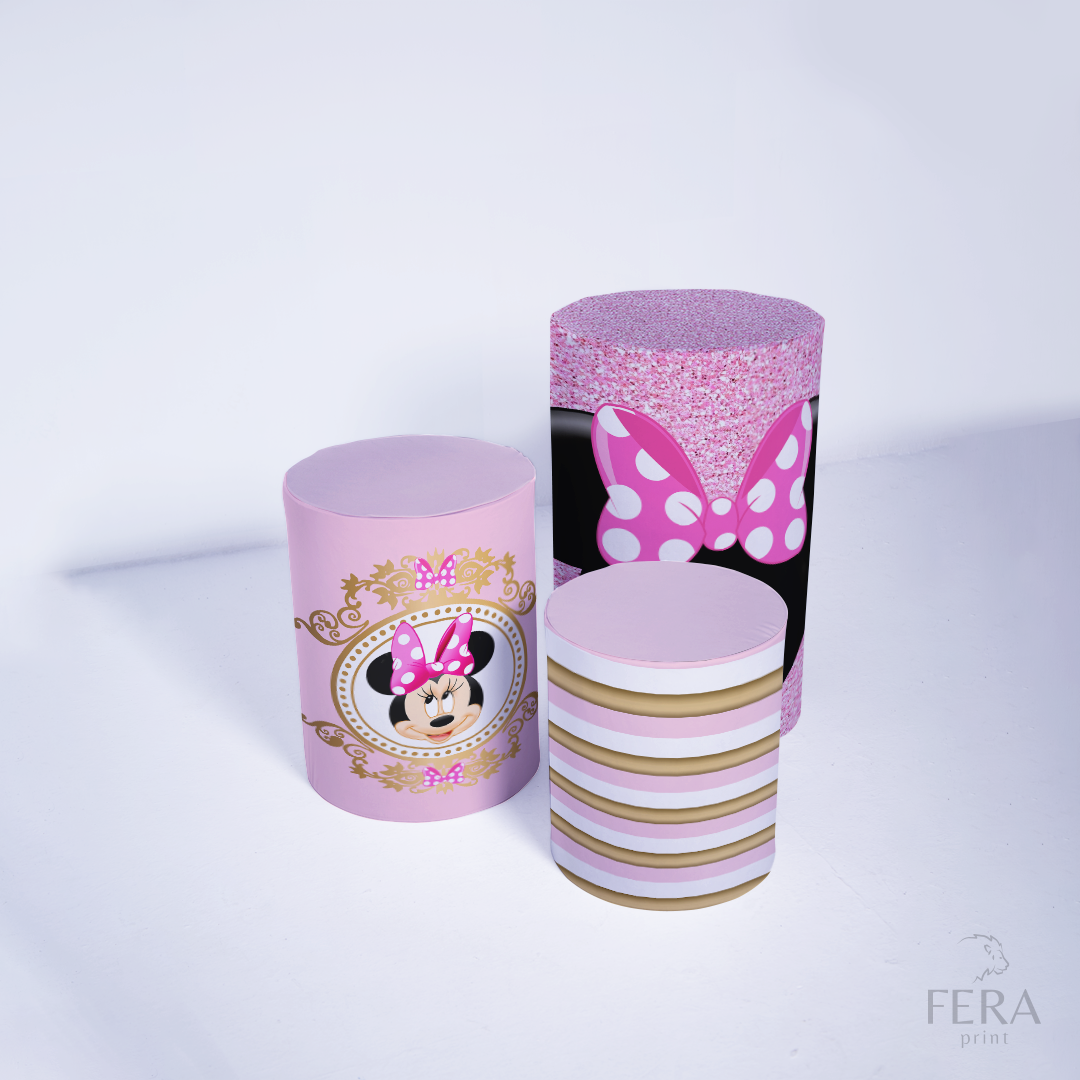 Kit Capa Cilindros + Capa Painel Rata Amiga Rosa Sublimado