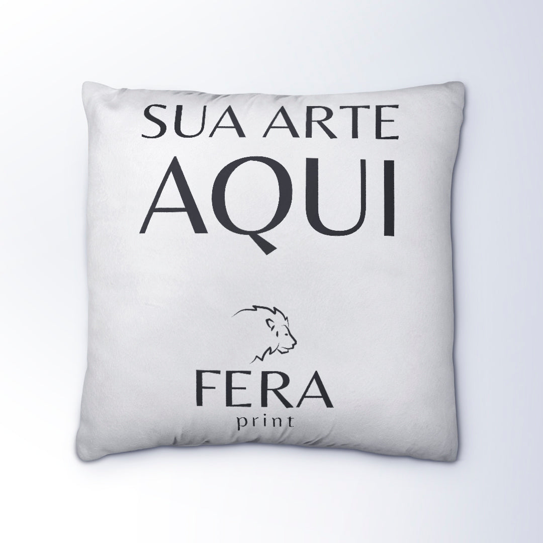Almofada Personalizada Estampada Decorativa 35X35cm 1 unid.