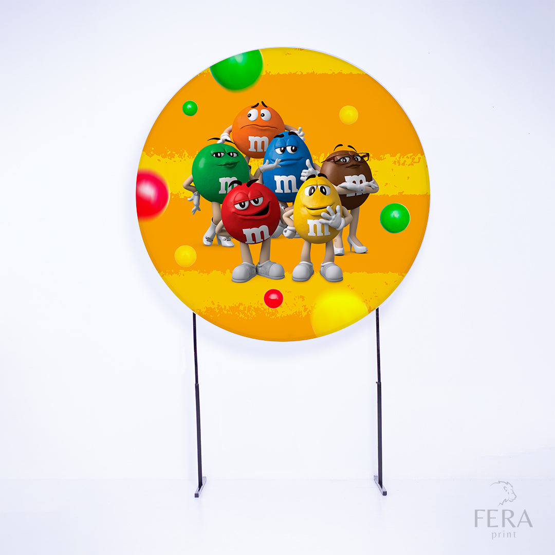 Painel Redondo Chocolate Sublimado