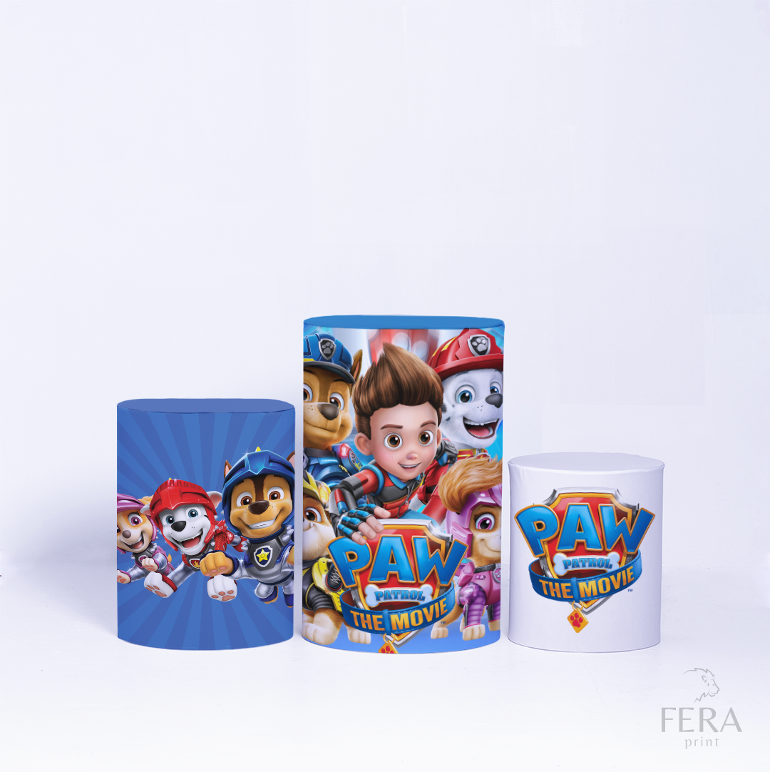 Kit Capa Cilindros + Capa Painel Patrulha Azul Sublimado
